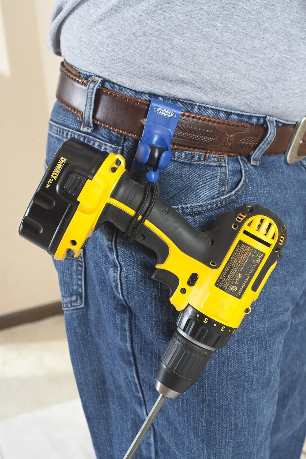 3-pack lot Werner AC58-TL Lock-In Ladder Tool Drill Lasso W/ Belt Clip AC58-TL