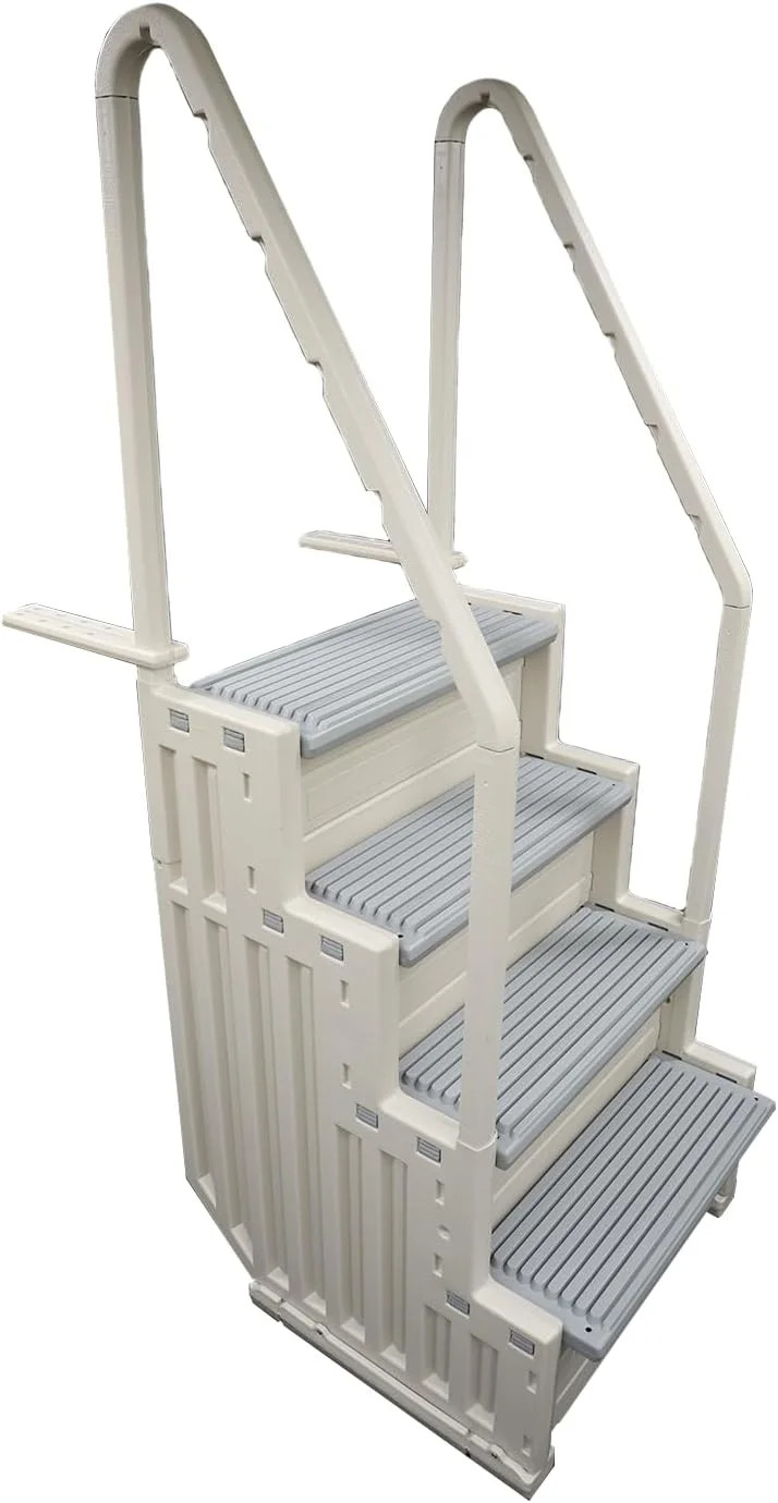 Confer Plastics Step-1X: Sturdy Above Ground Entry System with Dual Handrails an