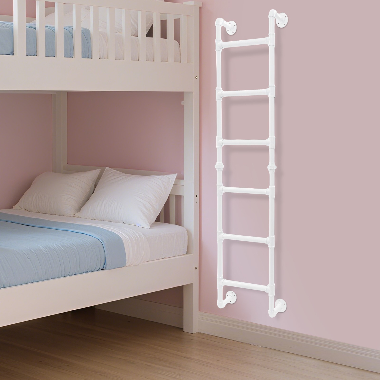 Bunk Bed Ladder 6-Step Ladder High Loft Attic Step Ladders
