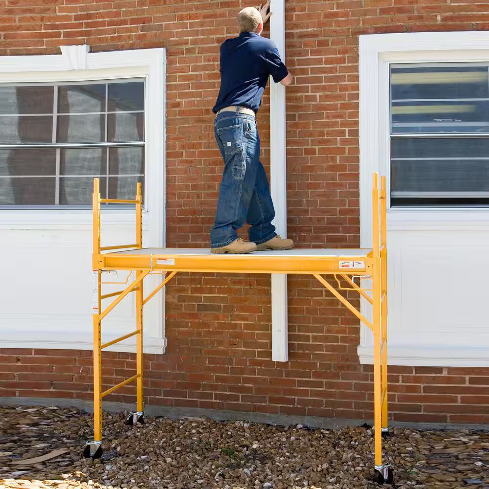 6 Ft. X 6 Ft. X 2.4 Ft. Multi-Use Drywall Baker Scaffolding with 1000 Lb. Capaci
