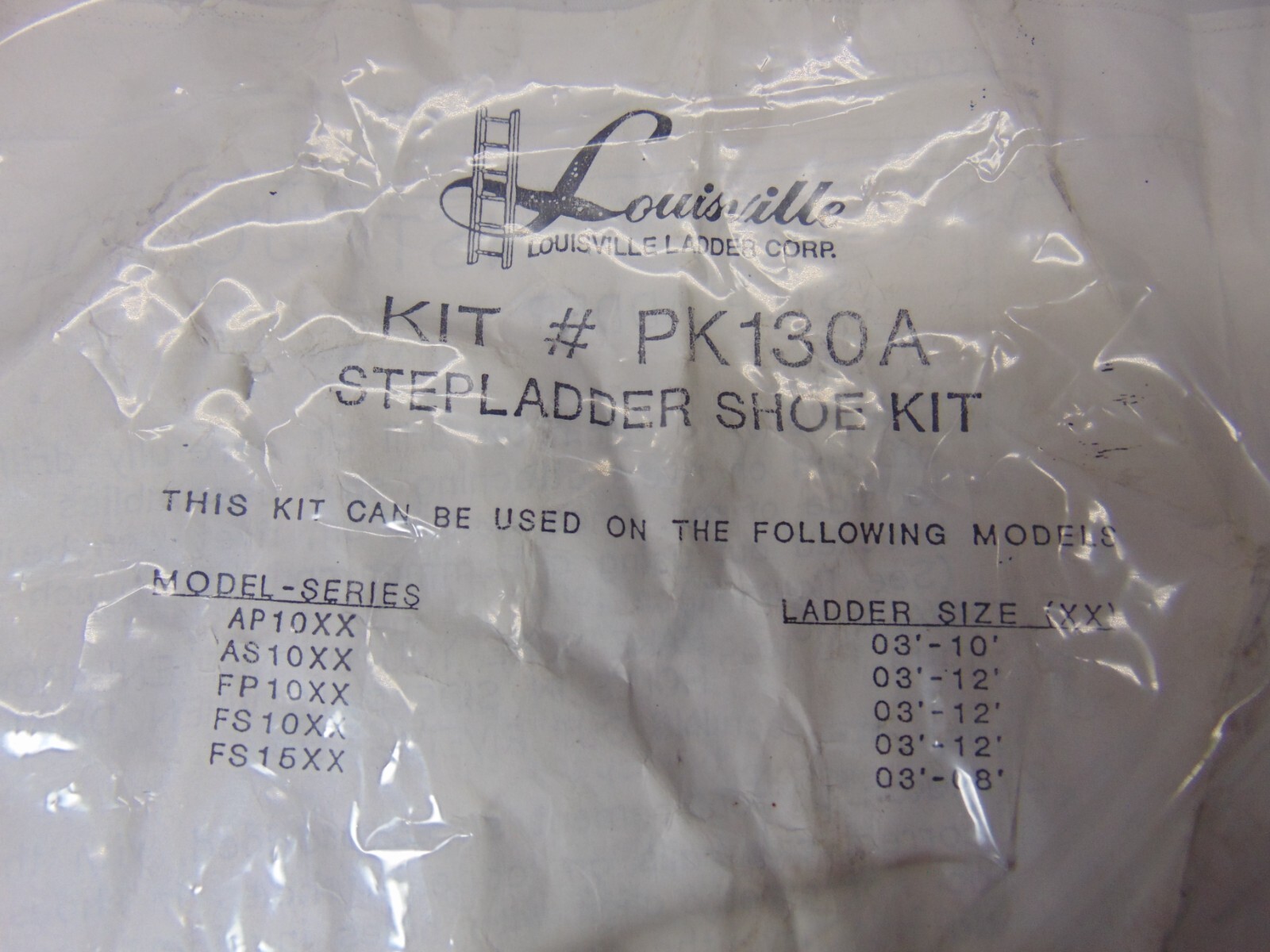 Louisville Pk130a Step Ladder Shoes Pk4 Genuine OEM Stepladder