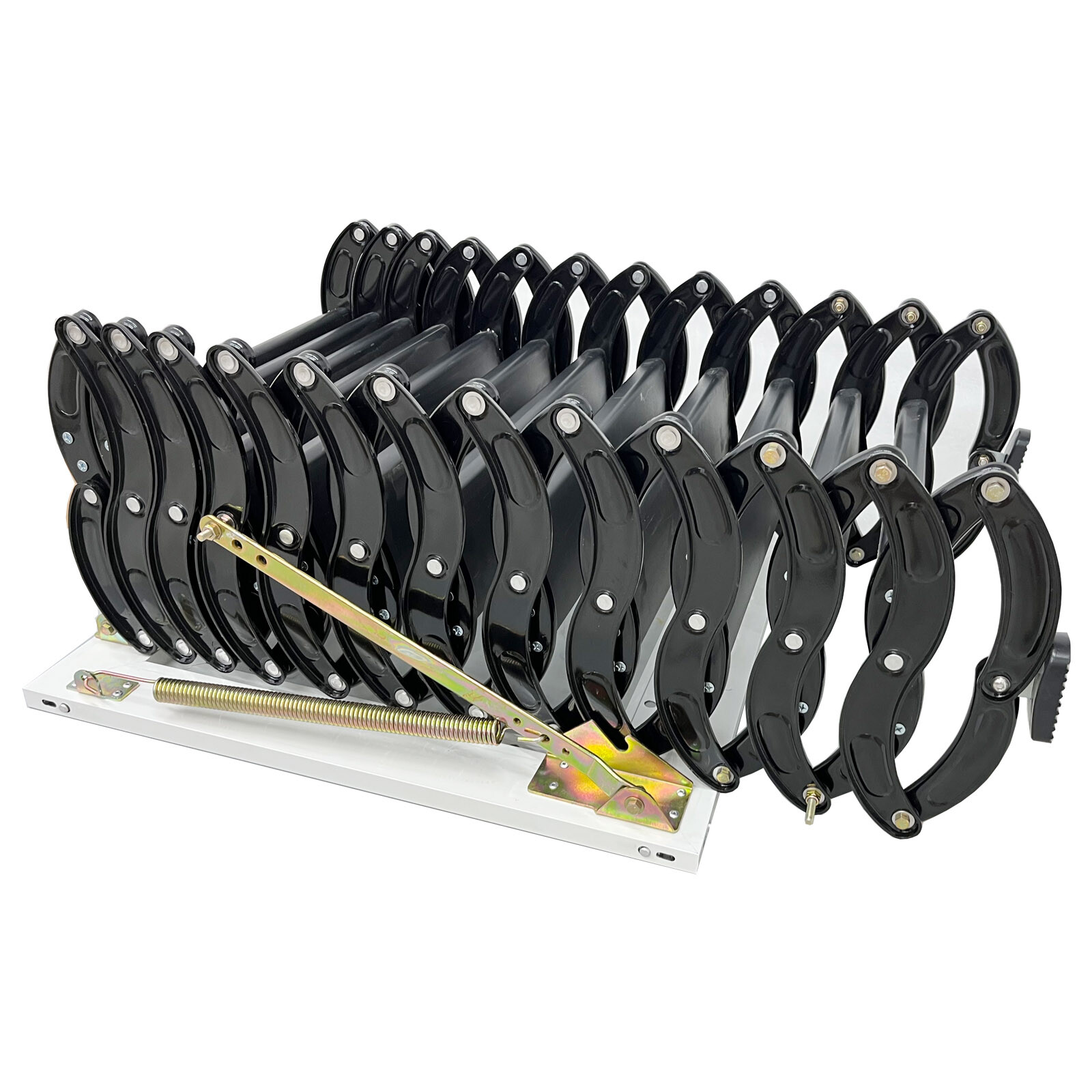 INTSUPERMAI Wall Mounted Attic Ladder for Loft Folding Step Ladder 10ft Height