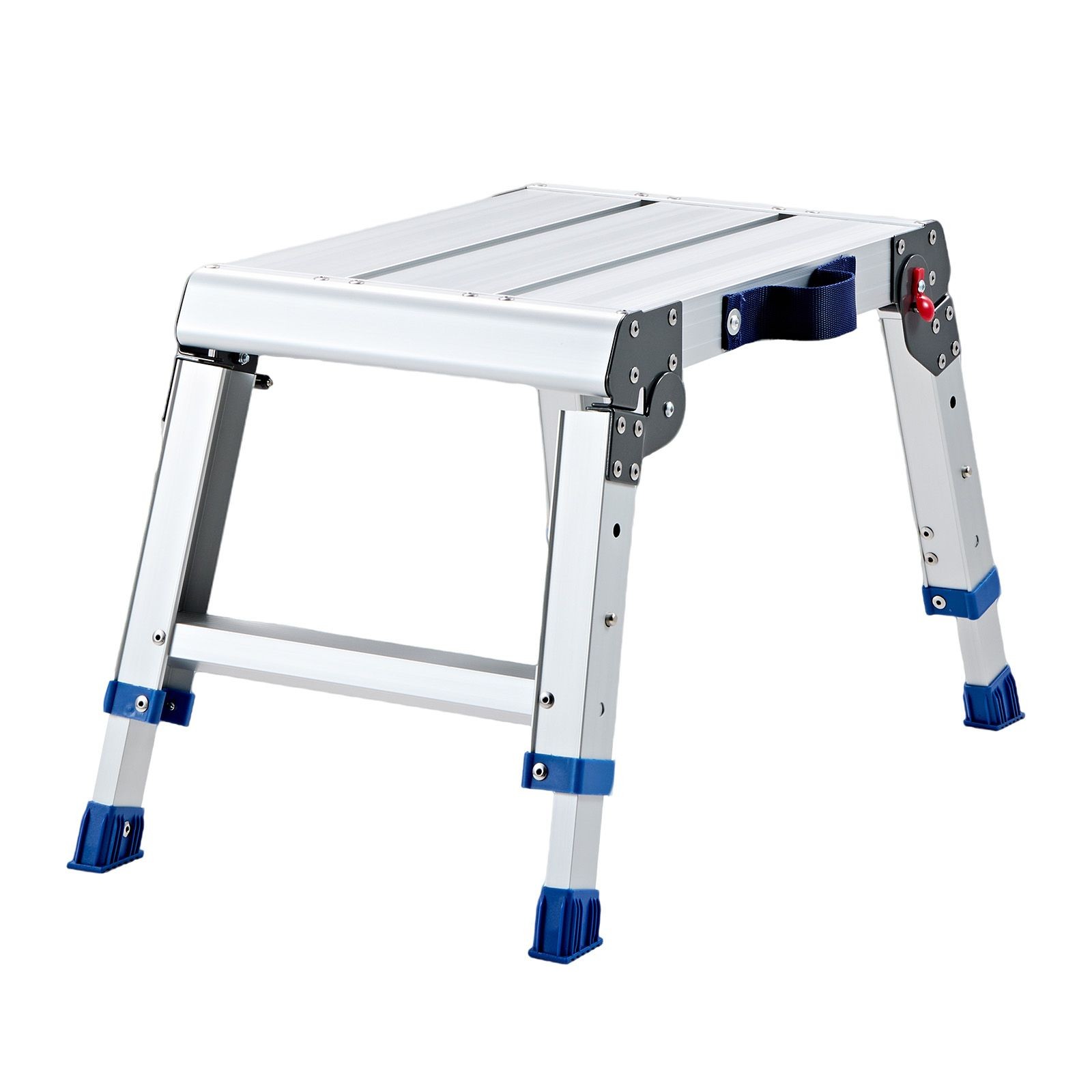Folding Work Platform, Adjustable Height 12 – 16 in, 500 lbs Capacity Aluminum