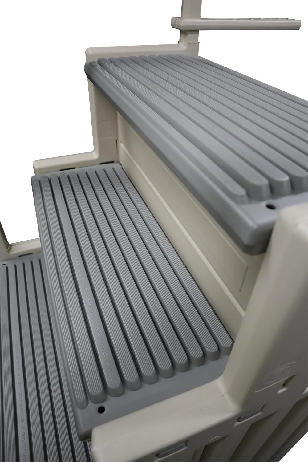 Confer Plastics Step-1X: Sturdy Above Ground Entry System with Dual Handrails an