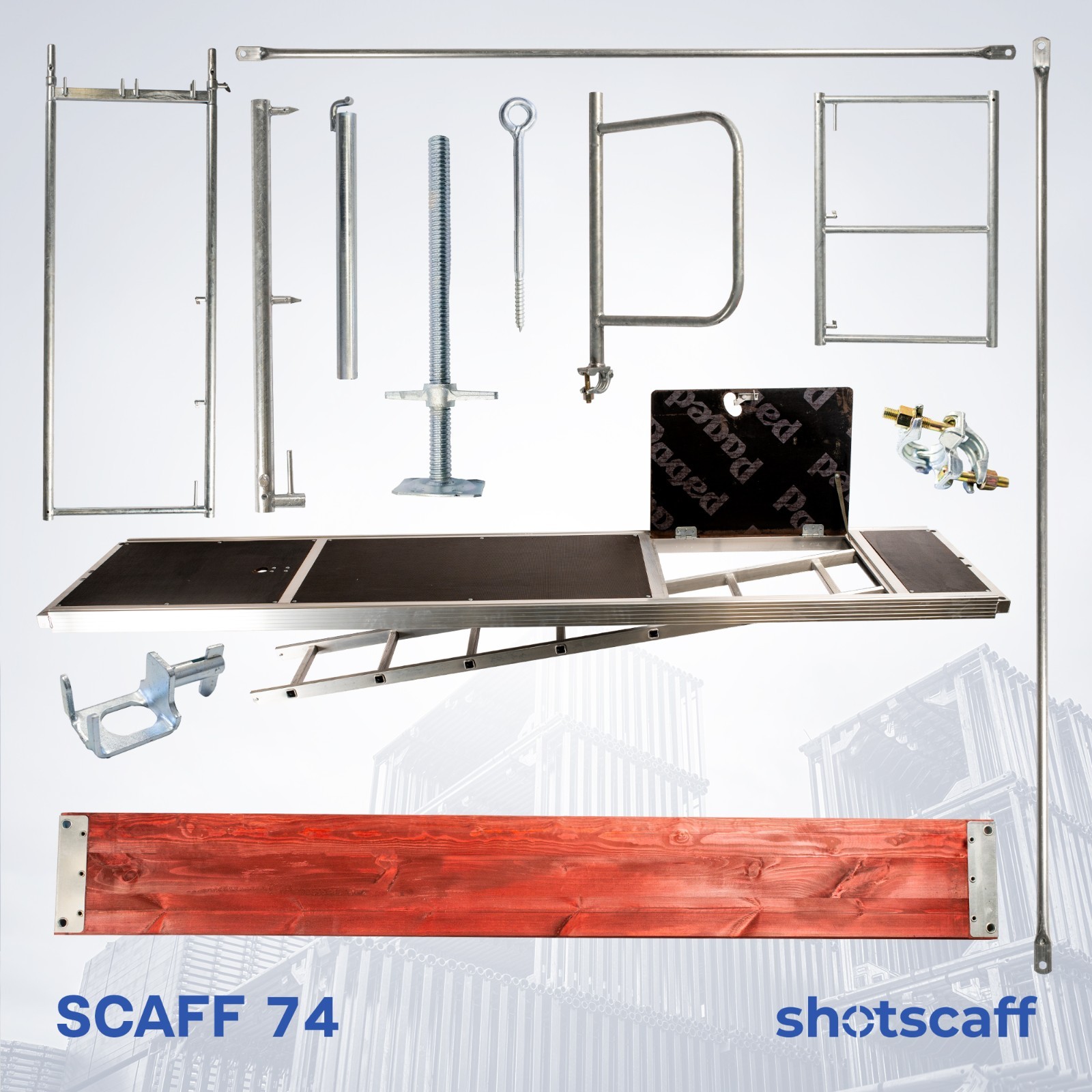 NEW 75m2 Scaffolding Trade Steel Scaffolding 8 x 9m Scaff 74 Scaffolding DELI…