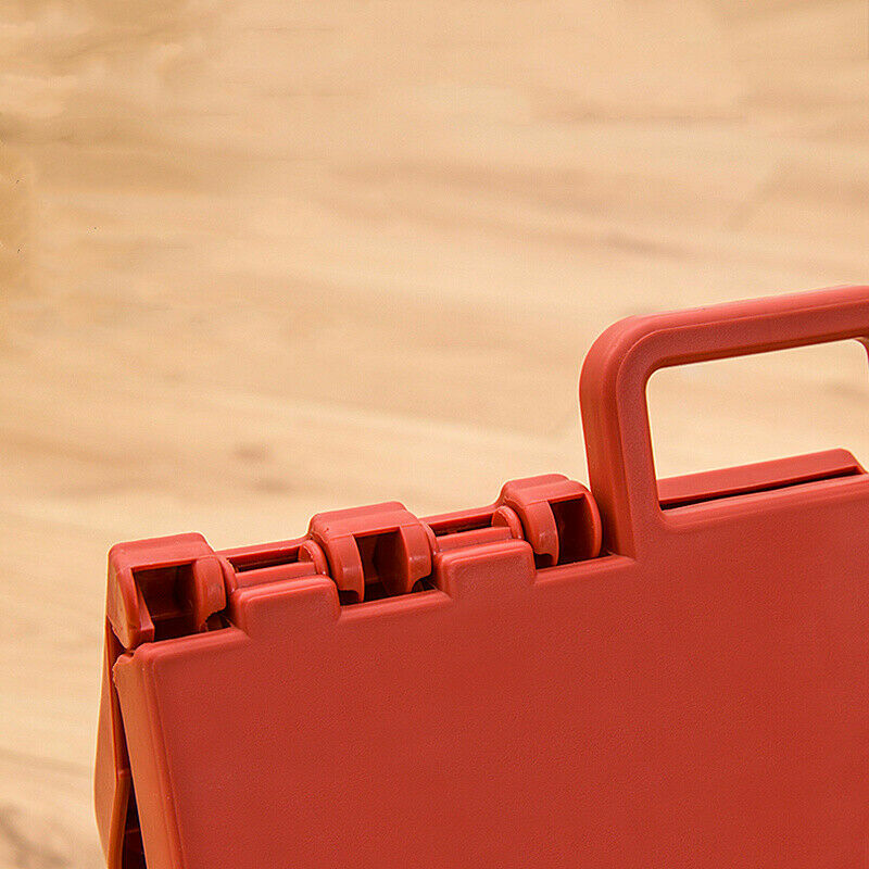 Folding Step Stool Plastic Height Premium Heavy Duty Portable Stools for Adults