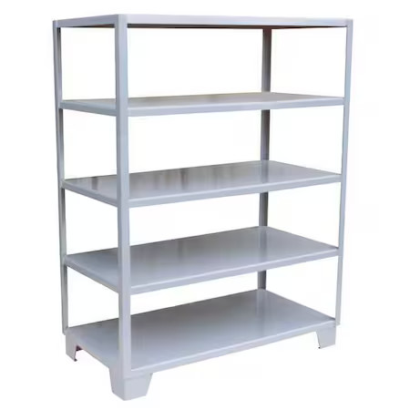 Jamco Wn148gp Metal Shelving Unit, 18″D X 48″W X 65″H, 5 Shelves, Steel