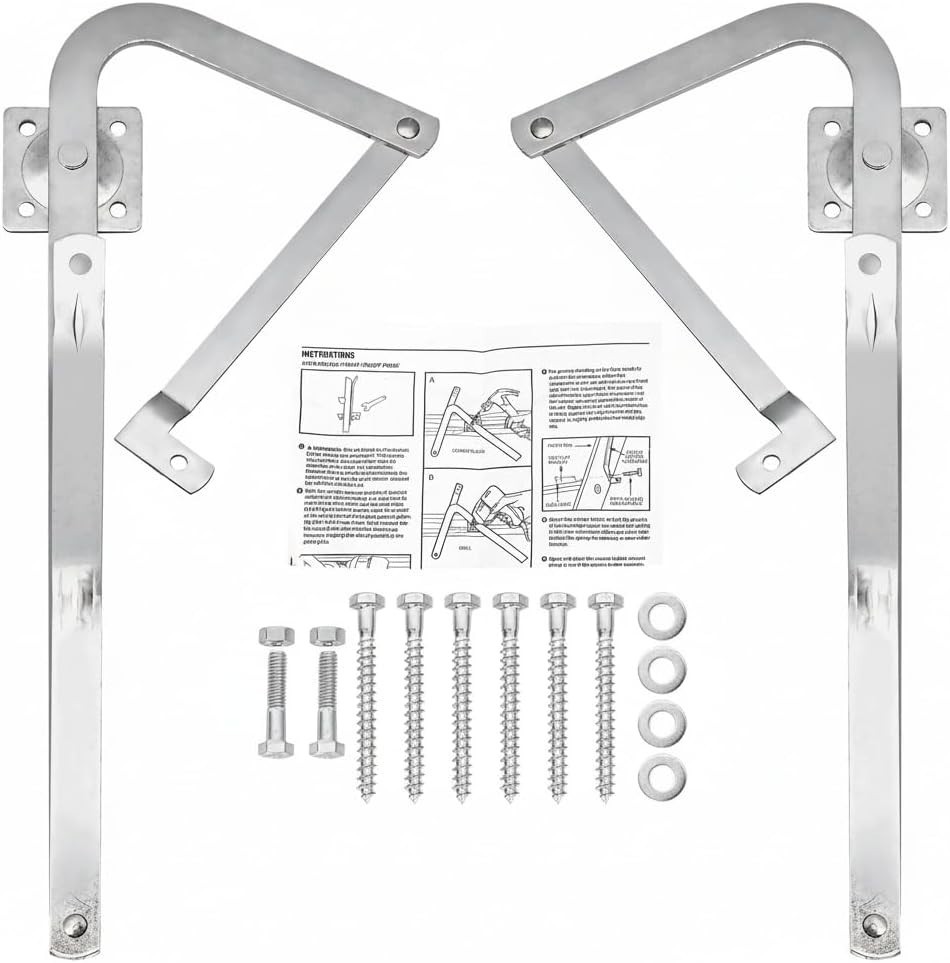 Attic Ladder Hinge Arms For 2010-UP Werner 55-2 Mk 5, WU2210, W2208, W2210 -Pair