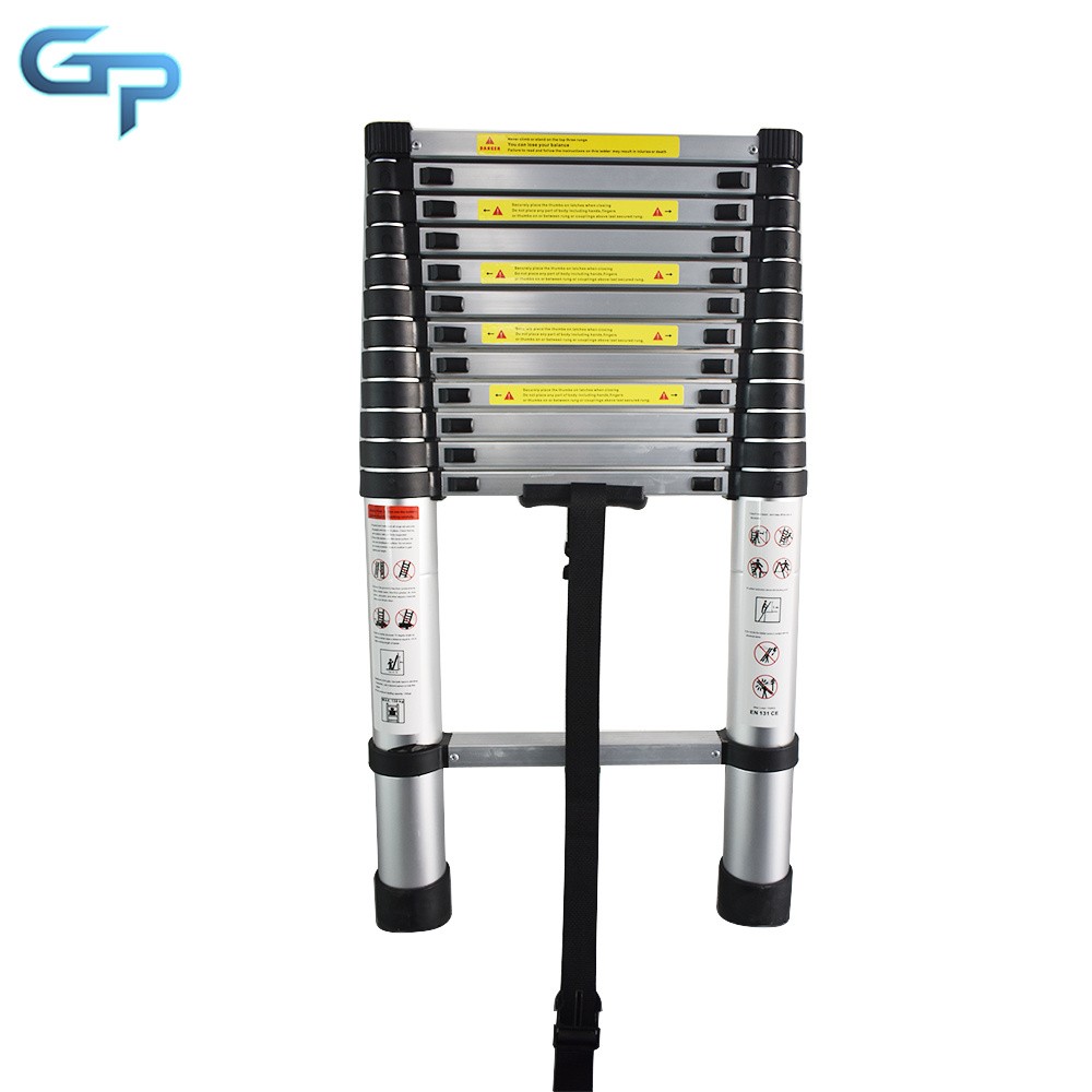 12.5 Feet 330Lbs Heavy Duty Aluminum Step Ladder Multi Purpose Extension Ladder