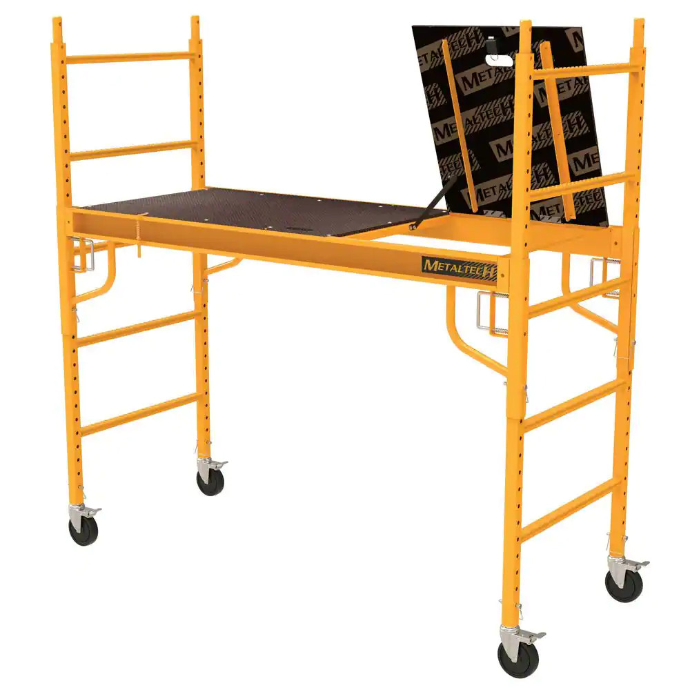 Safeclimb Baker Style Scaffold Rolling Platform, 1100 Lbs. Load Capacity, 6 Ft.