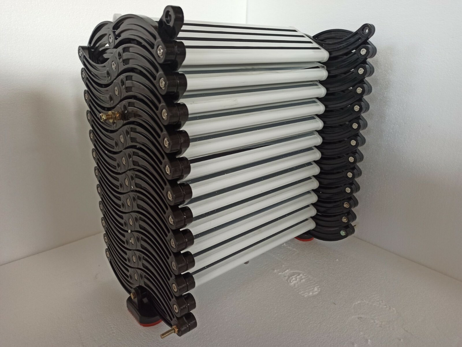 HeavyDuty Metal Loft Wall Ladder Stairs Attic PullDown Folding Ladder 10FT,Black