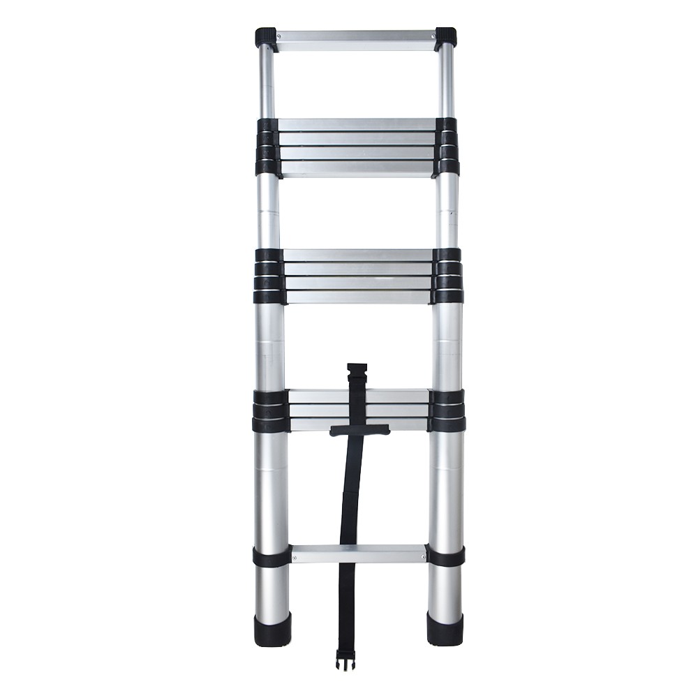 LABLT 12.5FT Aluminum Extension Telescoping Heavy Duty Lightweight Step Ladder