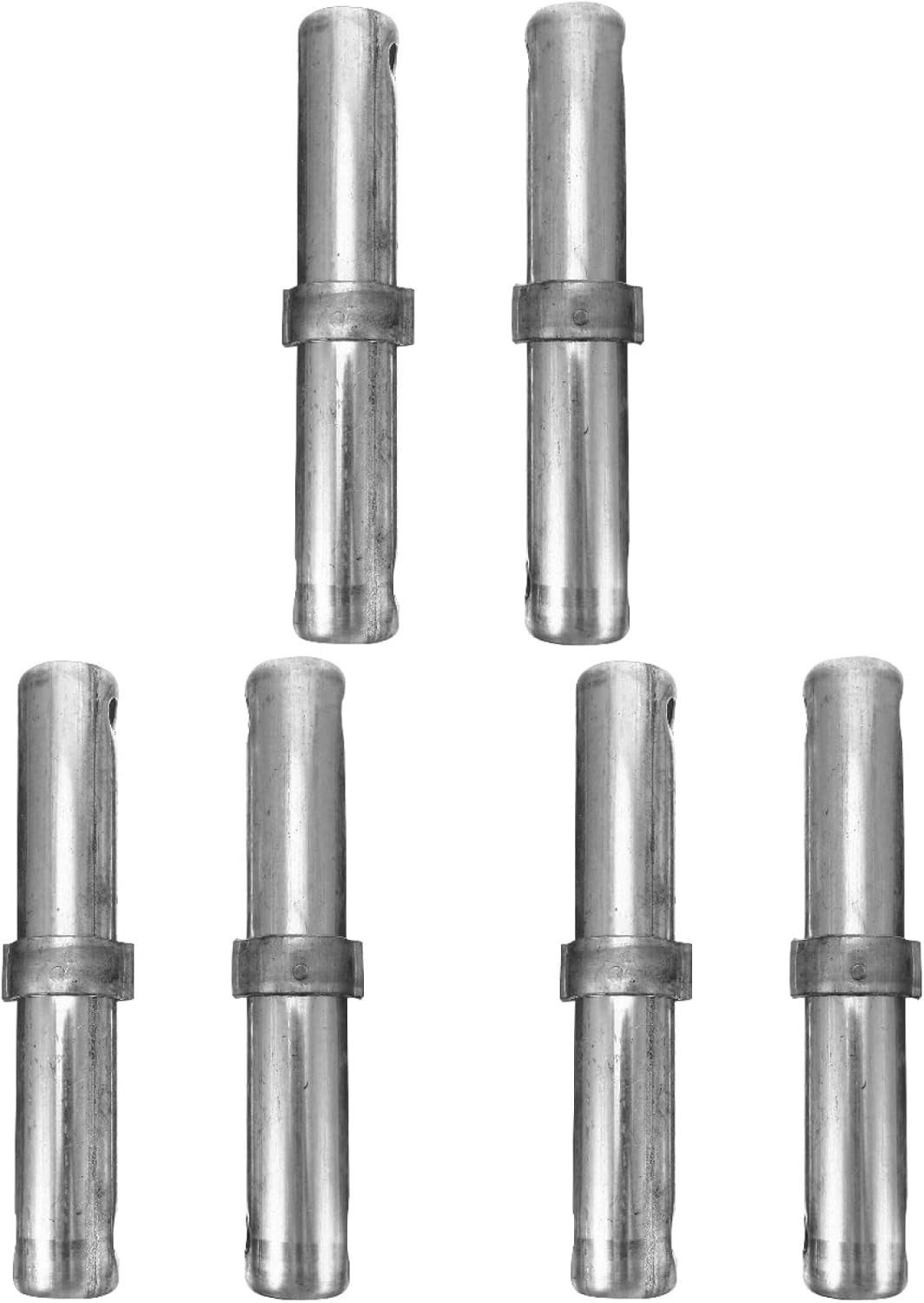 6 Pcs Scaffolding Pins 1 3/8 Inches Heavy Duty Scaffolding Coupling Pins Spring