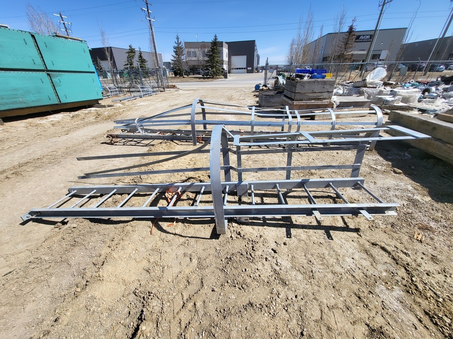 12ft. Steel Caged Ladder