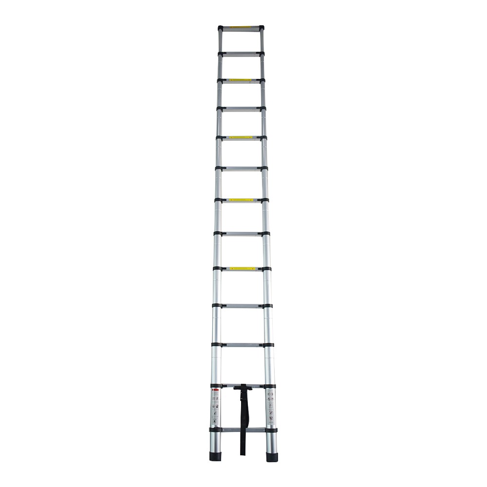 LABLT 12.5FT Aluminum Extension Telescoping Heavy Duty Lightweight Step Ladder