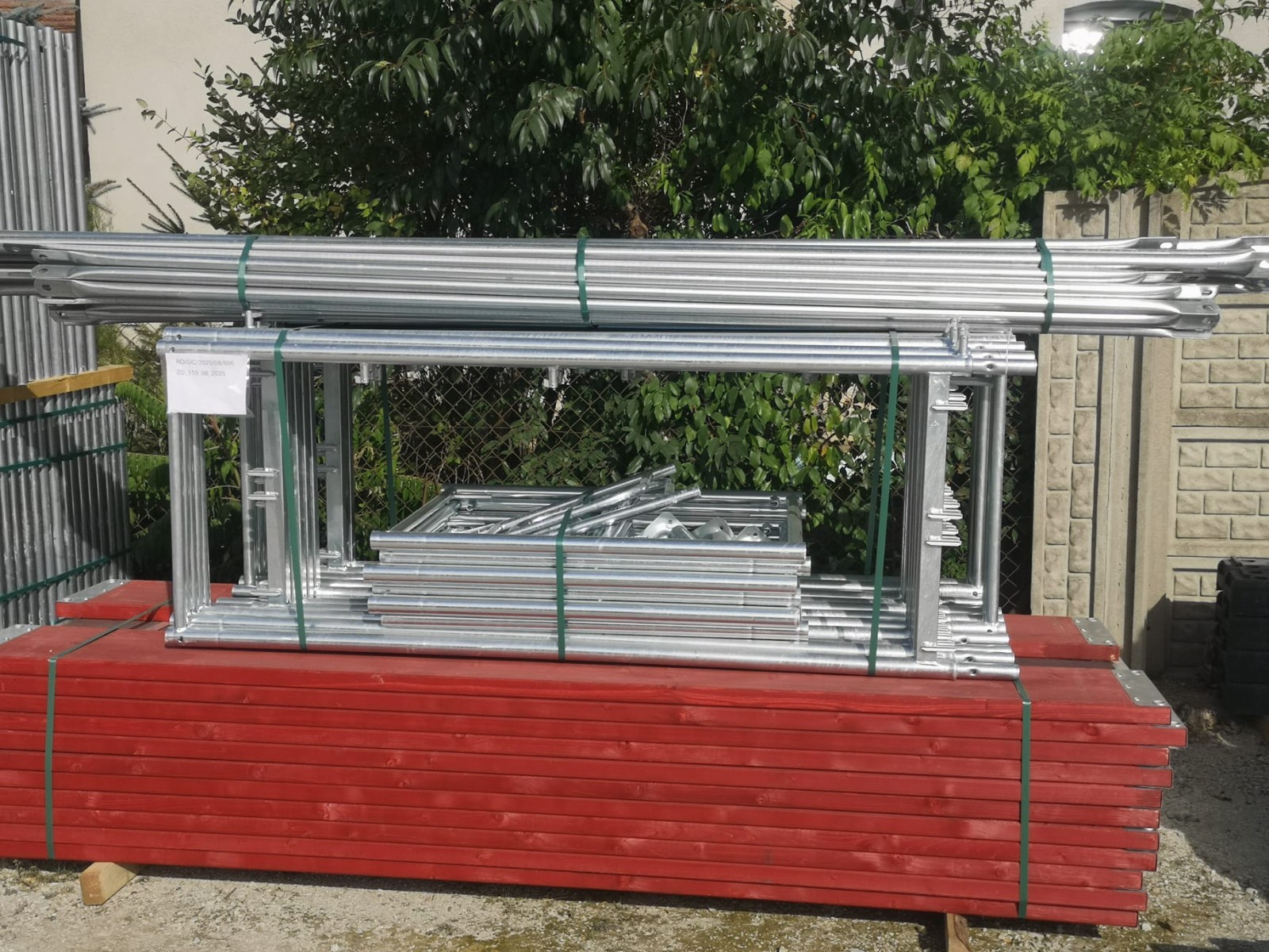 8x21m steel scaffolding Scaff 74 facade scaffolding állványza Pastoliai