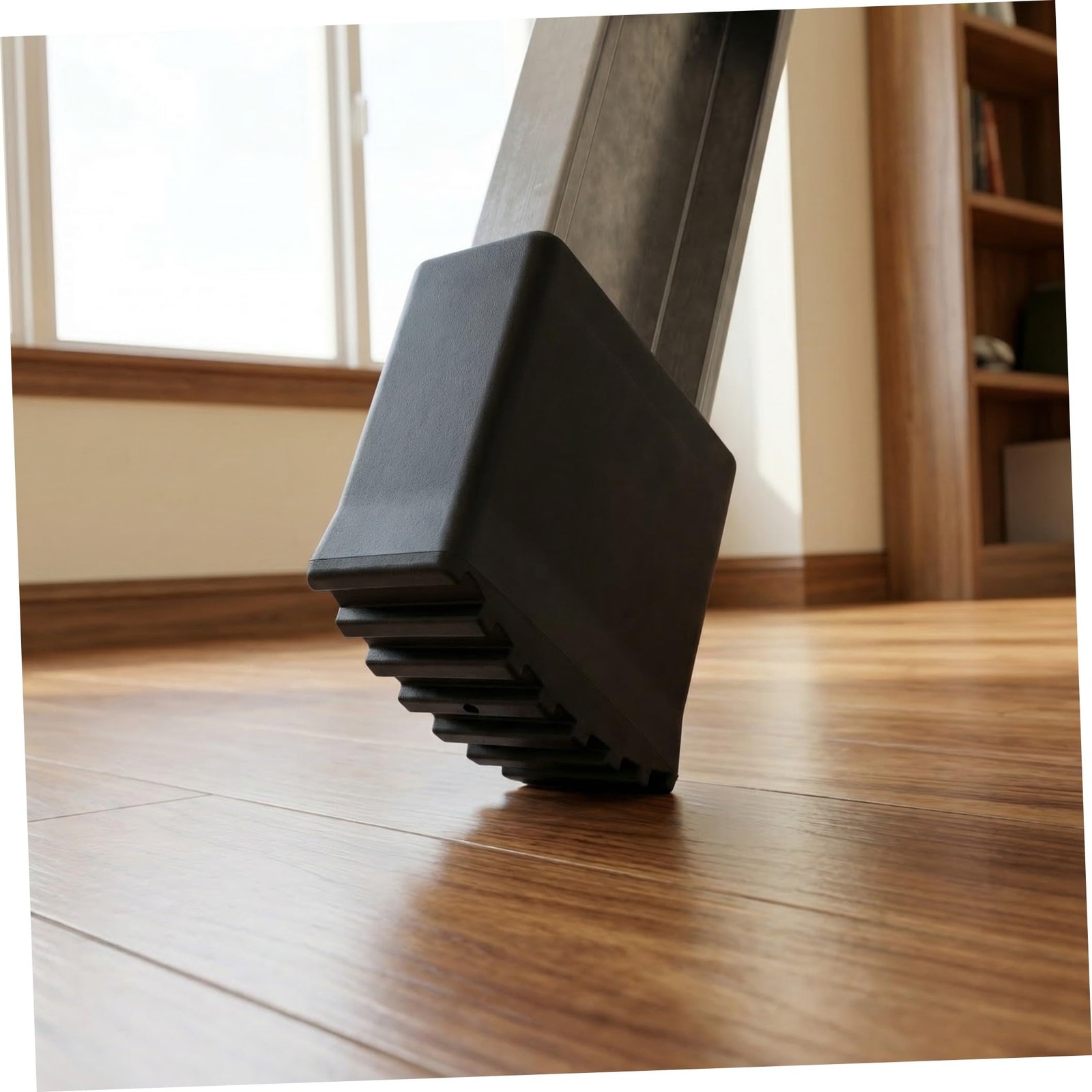 Cabilock Non-Slip Ladder Foot Covers 2.75X2.75 Inch Rubber 7x7cm, Black