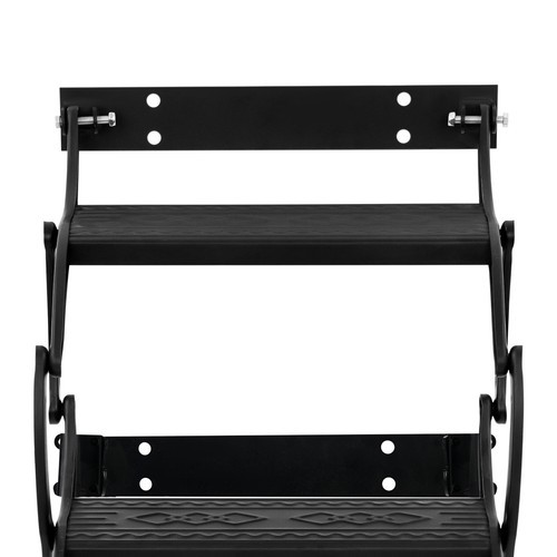 Wall Mounted 4 Step Folding Ladder TelescopingLadders Retractable Folding Stair