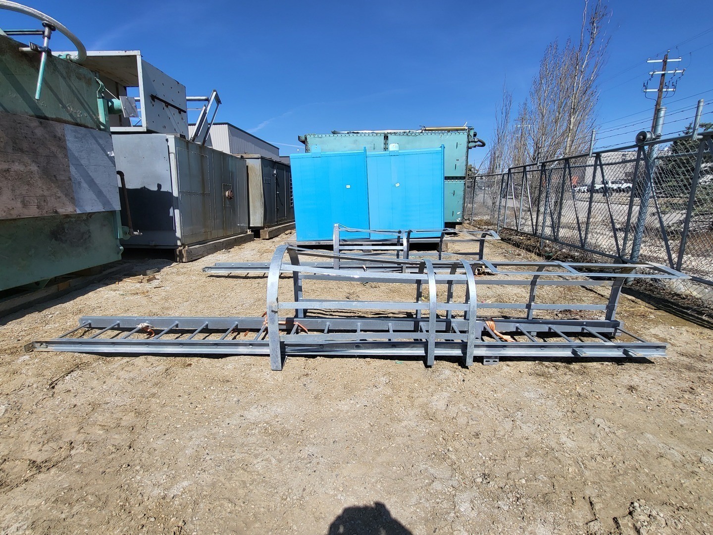 16ft. Steel Caged Ladder