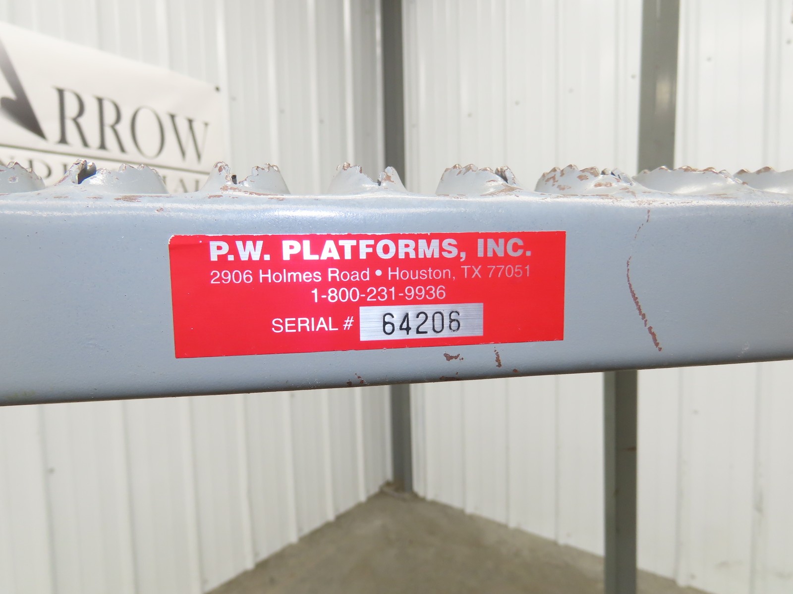 PW Platforms N/A Rolling Ladder 5 Step 14″ Work Platform 50″ Top Step