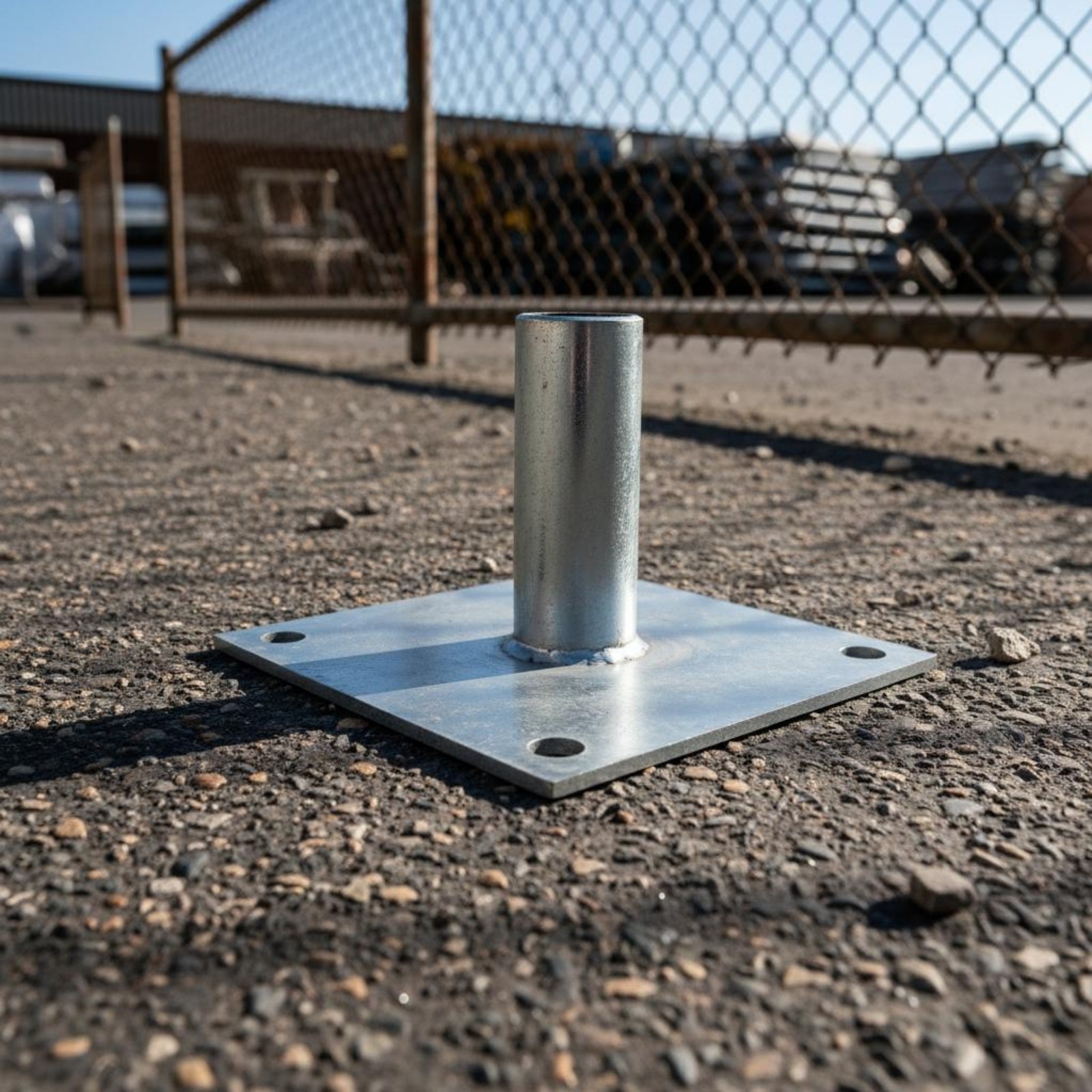 Galvanized Scaffold Socket Base Fused Galvanized Scaffold Base Plate