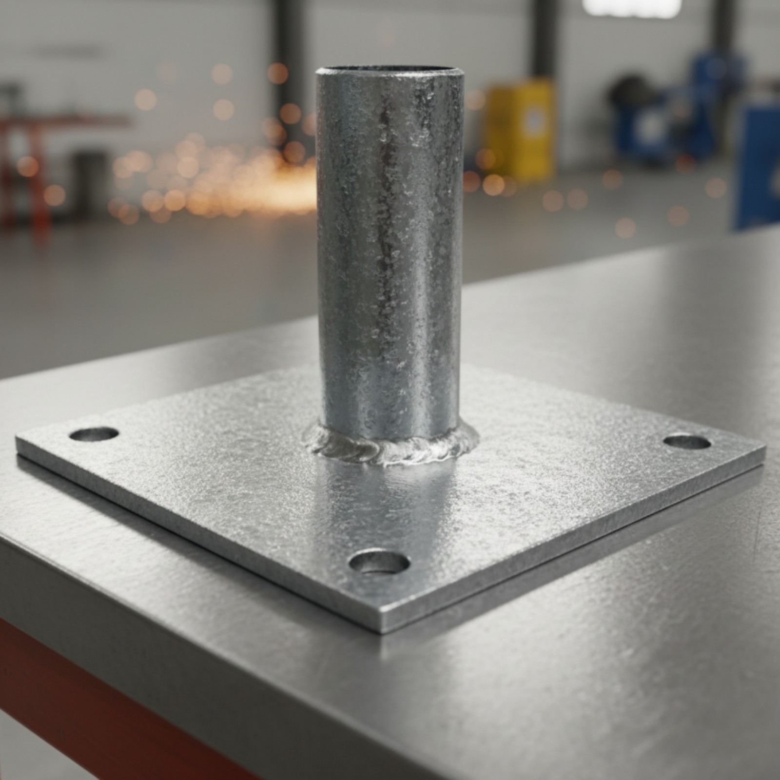 Galvanized Scaffold Socket Base Fused Galvanized Scaffold Base Plate