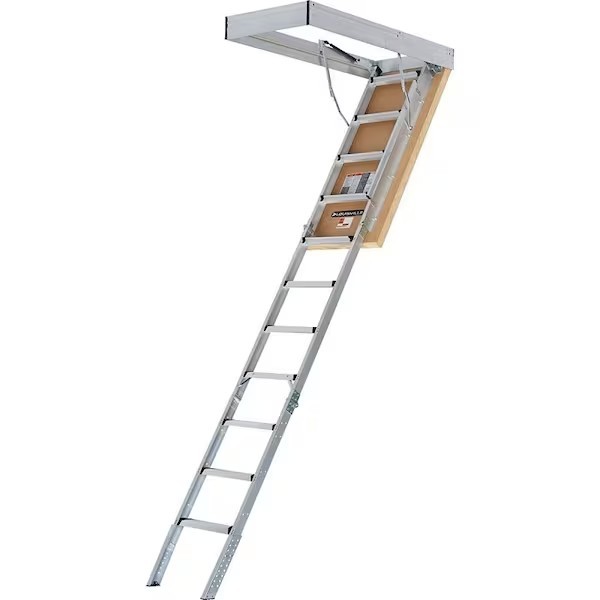 NEW! Fire-Rated Energy Efficient Attic Ladder, 7 ft 8 in to 10 ft 3 in in HGT!!