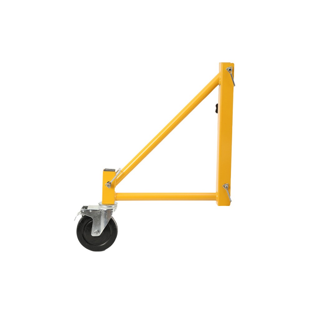 Scaffold Outriggers 4 Pack 1000 lbs Load Baker Style with Wheels Frames Yellow