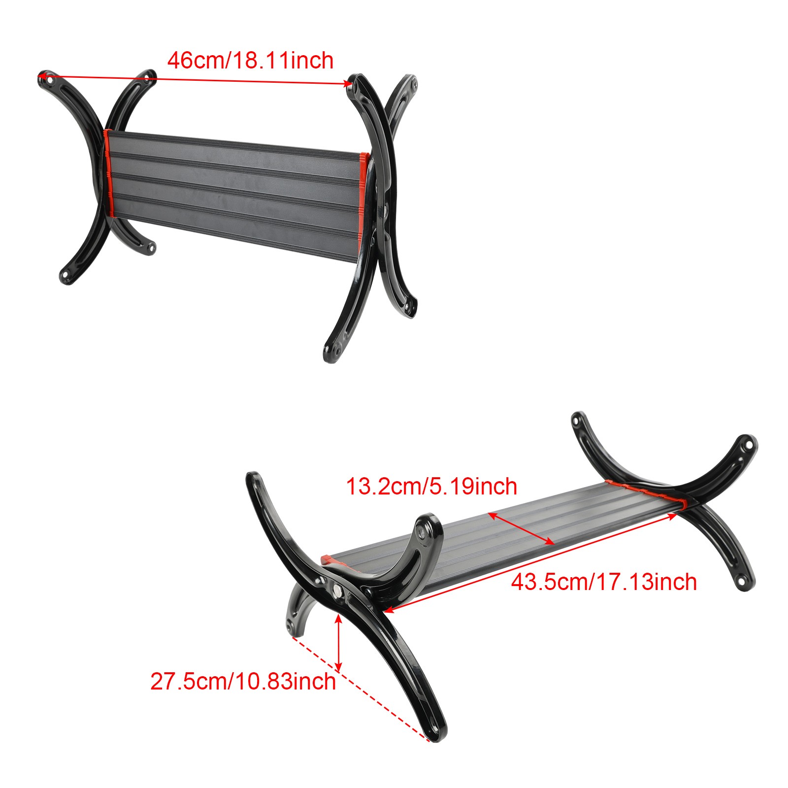 👍Attic Electric Ladder Steps Extended 1 Section 27.5cm Height 10.8 inch Replace