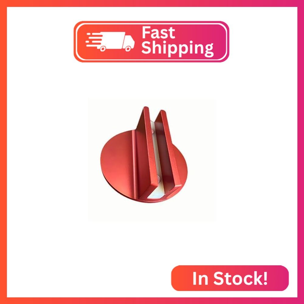 iFJF Magnetic Floor Jack Pad Slotted Disk Adapter for Universal Cars Orange
