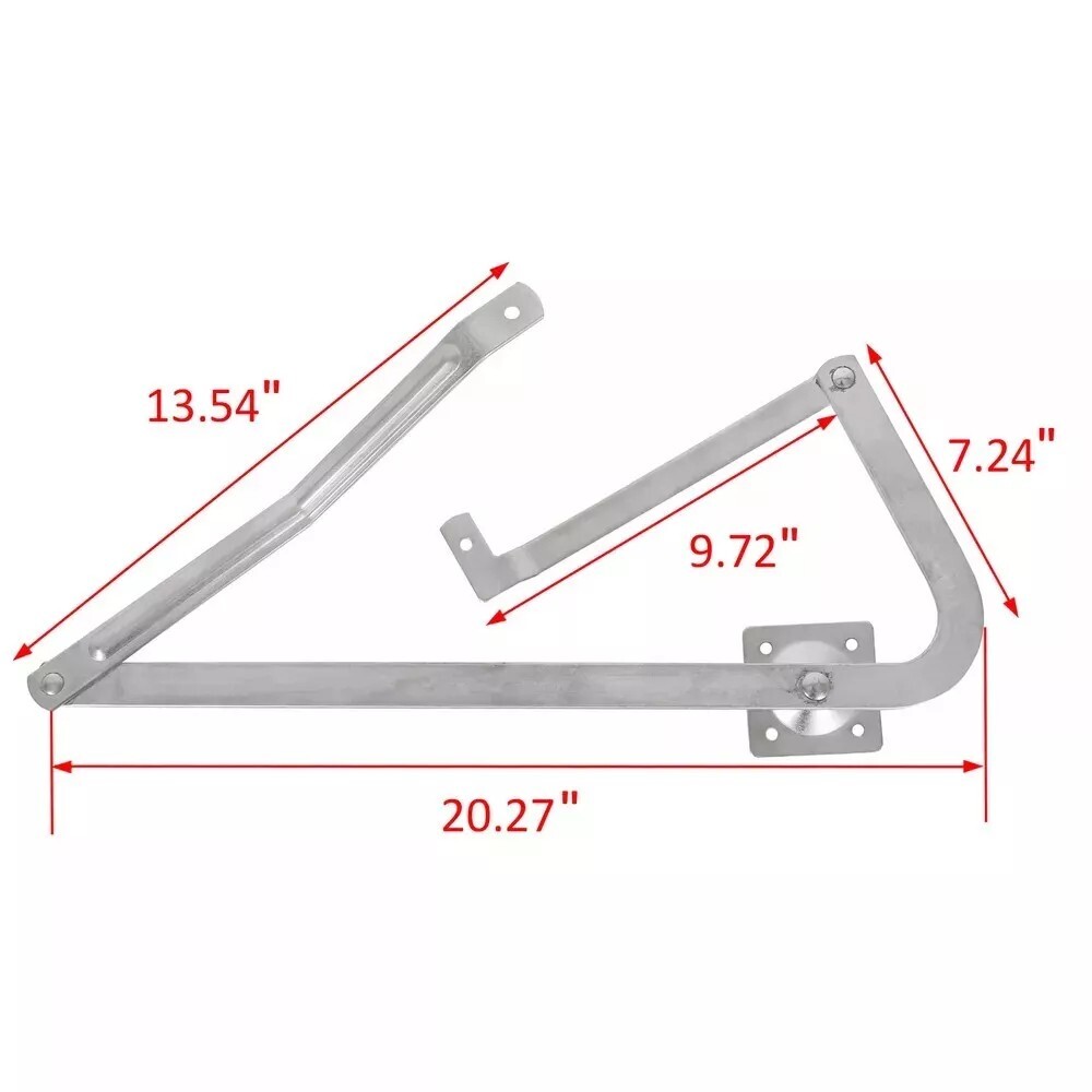 Pair Attic Ladder Spreader Hinge Arms FOR MFG after 2010 Werner Series 55-2