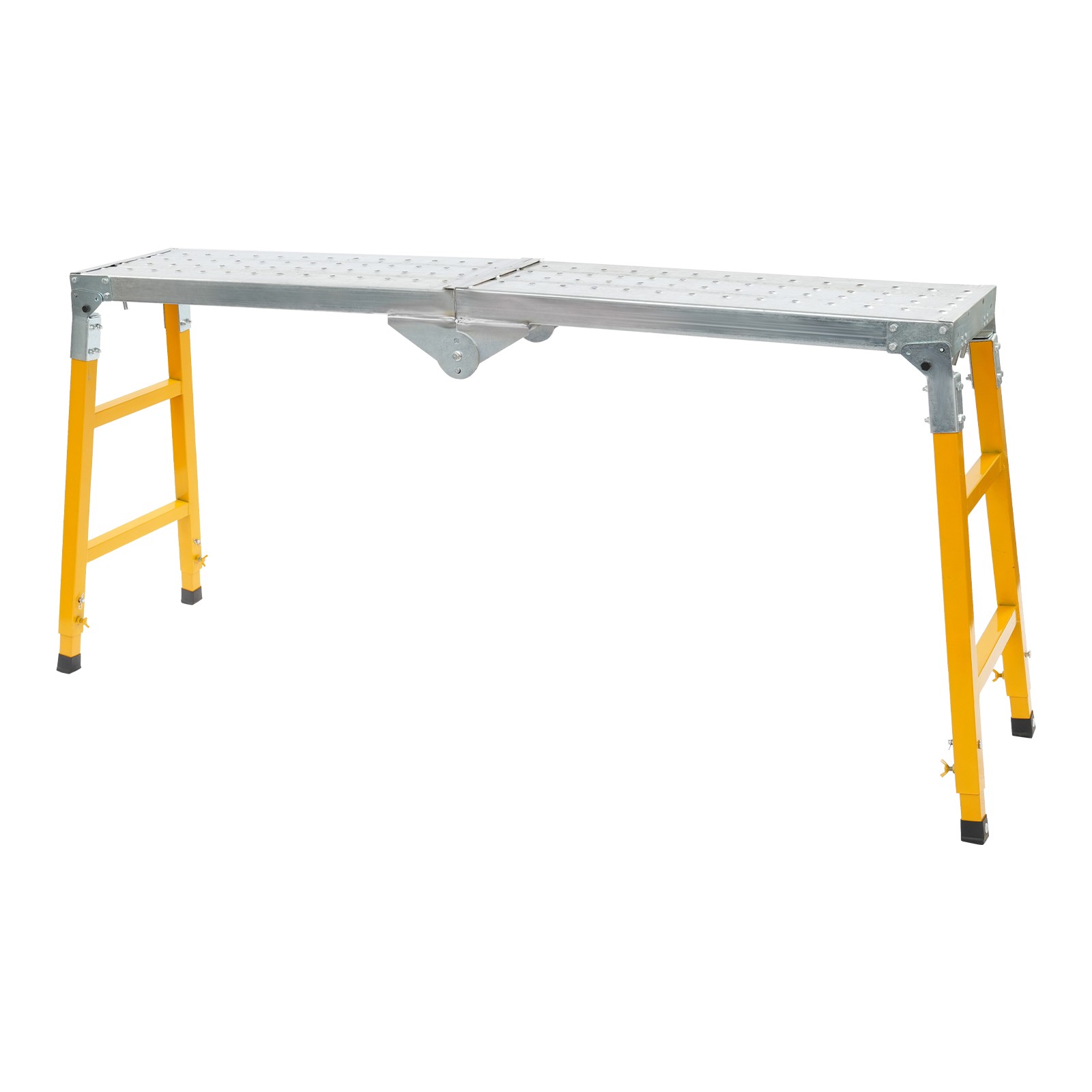 Portable Work Platform Adjustable Q235 Steel With Folding Legs Garage/office