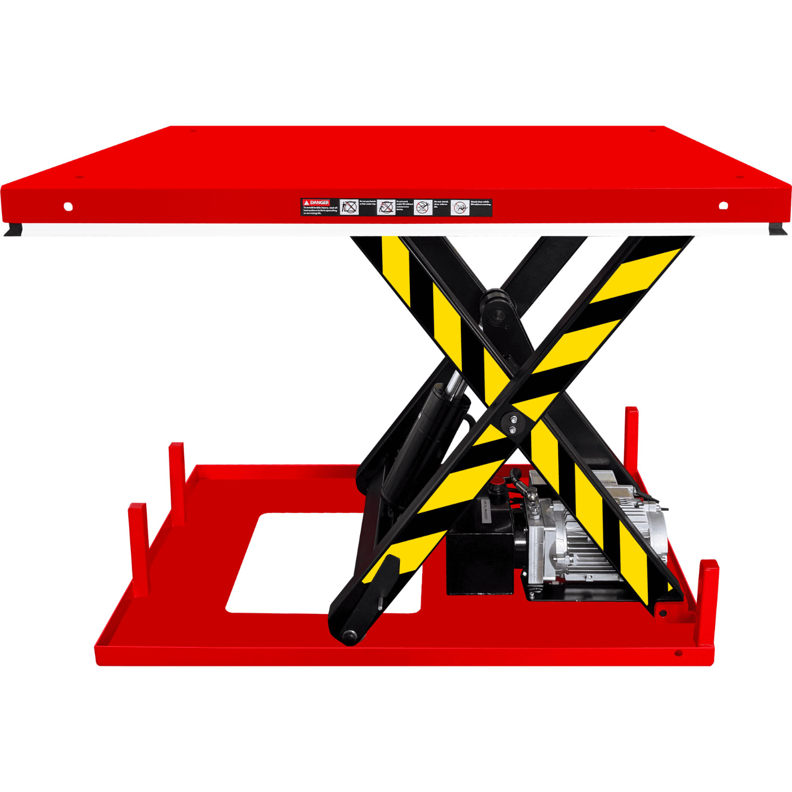 Electric Hydraulic Scissor Lift Table With Foot Pedal, 2,200 lb., 48″ x 36″