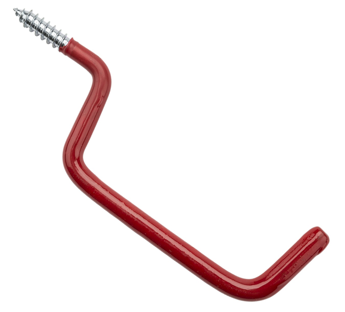 National Hardware 6in. L Vinyl Coated Red Steel Small Ladder Hook 15lb cap.