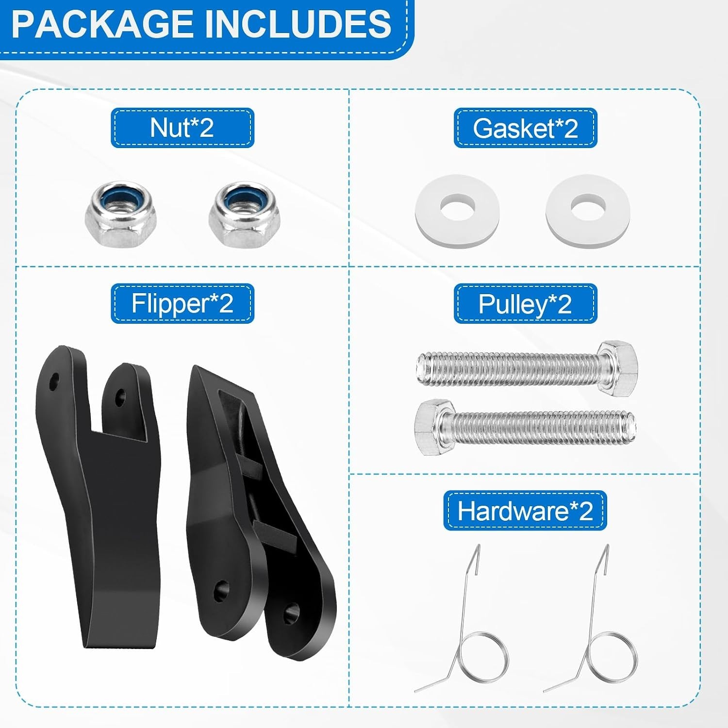 29-1 Lock Flipper Kit for Werner, Louisville, Keller Ladde | Aluminum Extension