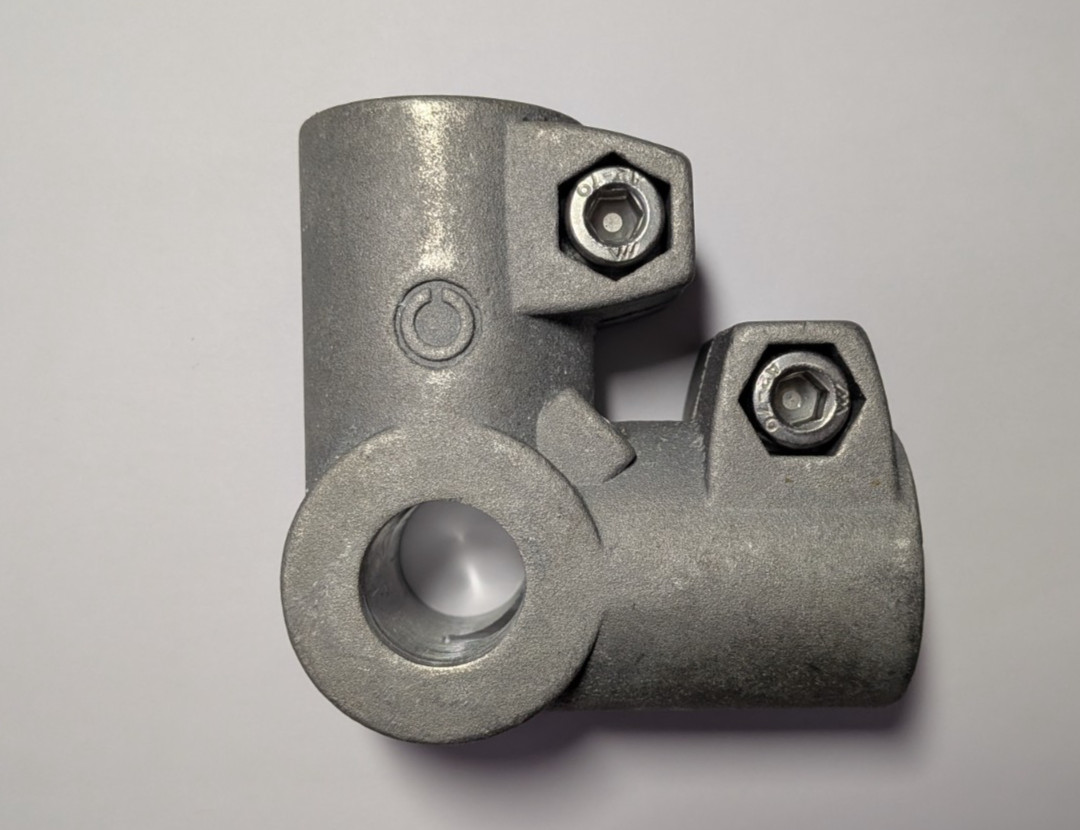 KIPP Tube Clamp Right-Angle Aluminum Clamp Series K0476 K0476.530 30.1mm ID