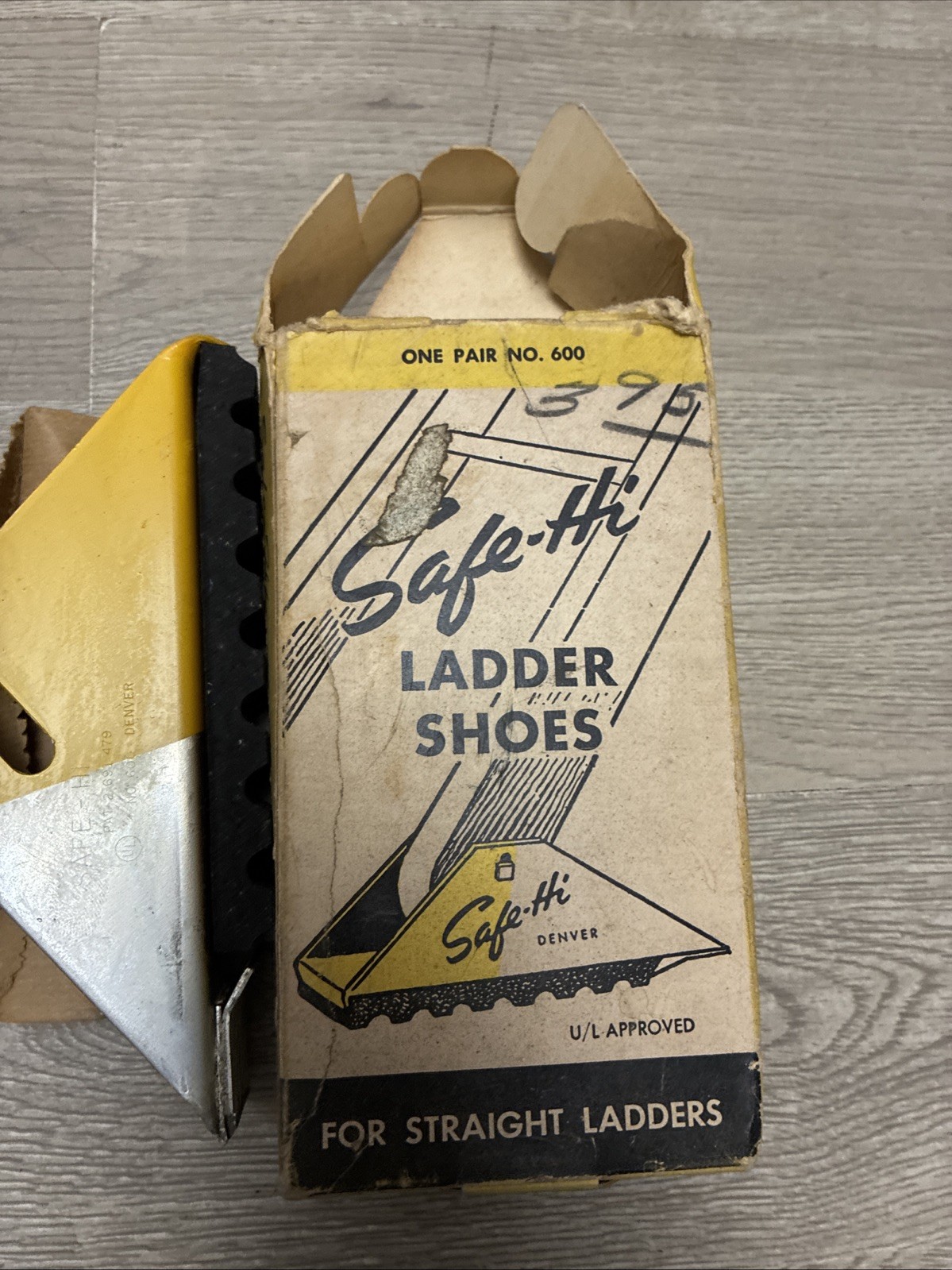 (3) Vintage NOS Safe-Hi Ladder Shoes No 600 & 601