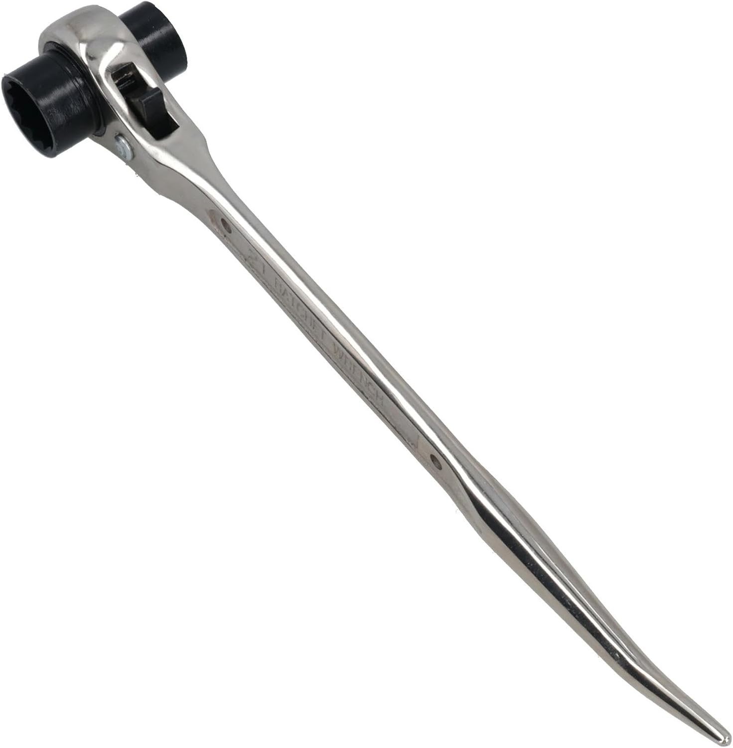 Scaffold Spanner Ratcheting Podger 2-Way Bi-Hex Ratchet 17mm 21mm Drop Forged