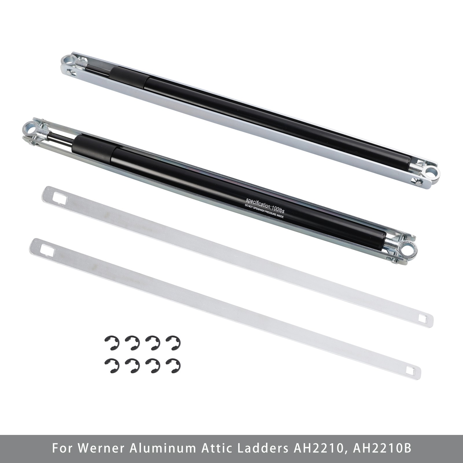 2×36-80 Standard Strut Kit For Werner Aluminum Attic LaddersAH2510, AH2510B🔧