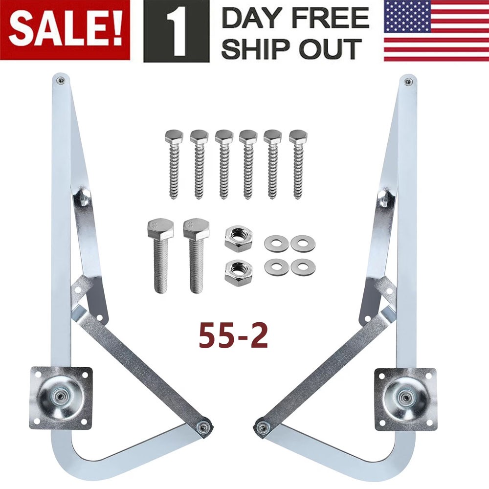 Pair Attic Ladder Spreader Hinge Arms FIT FOR MFG after 2010 Werner Series 55-2