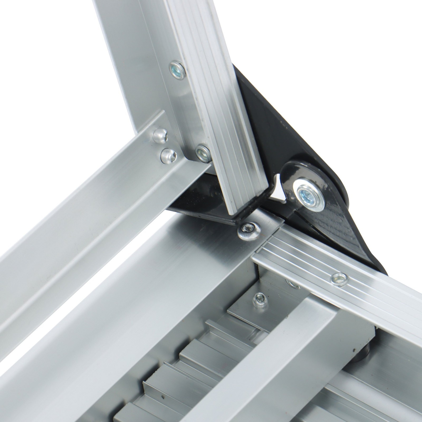 30″ Aluminum Folding Work Platform Drywall Ladder 330 lbs Non-slip Bench