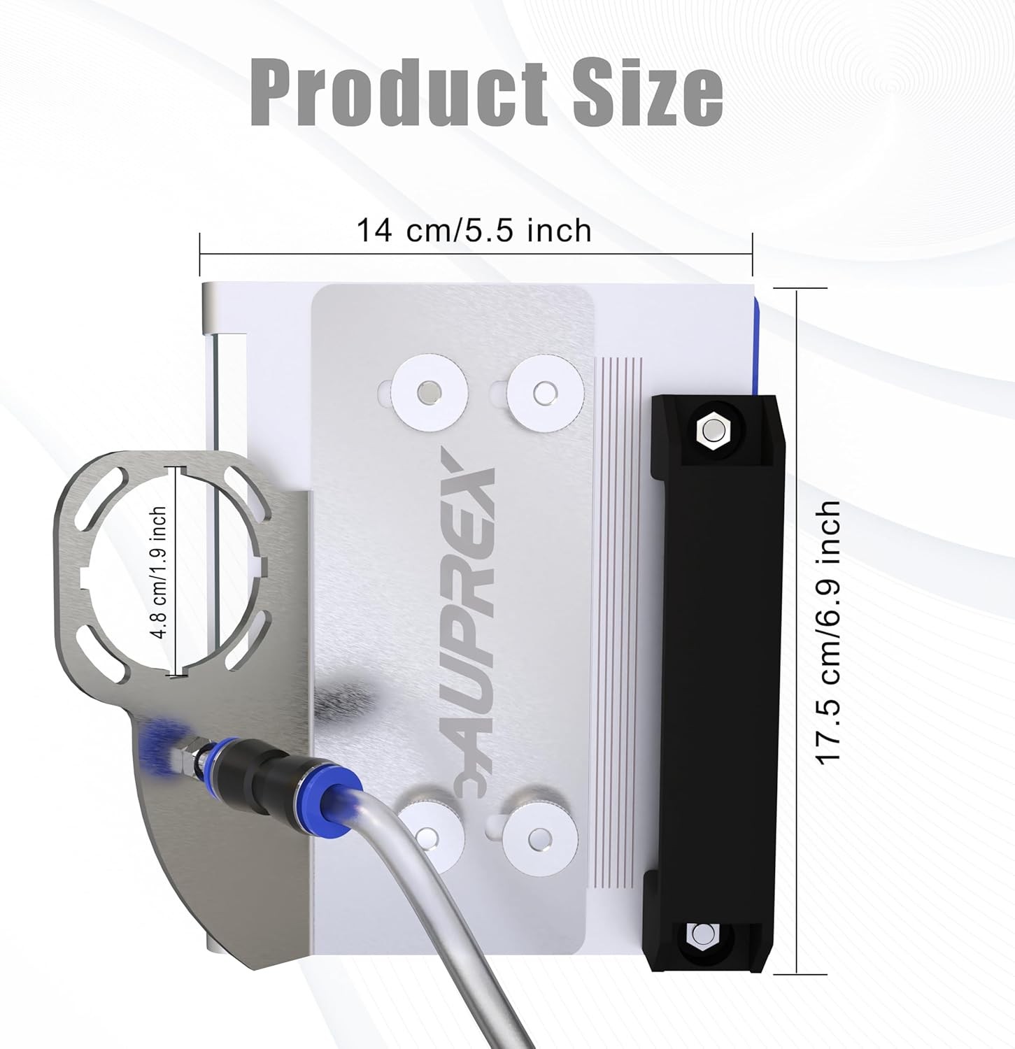 45 Degree Tile Chamfering Tool, Angle Grinder Stand for 45° Silver