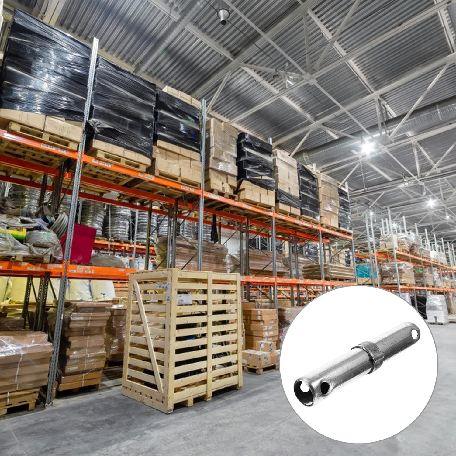 6 Pcs Scaffolding Pins 1 3/8 Inches Heavy Duty Scaffolding Coupling Pins Spring