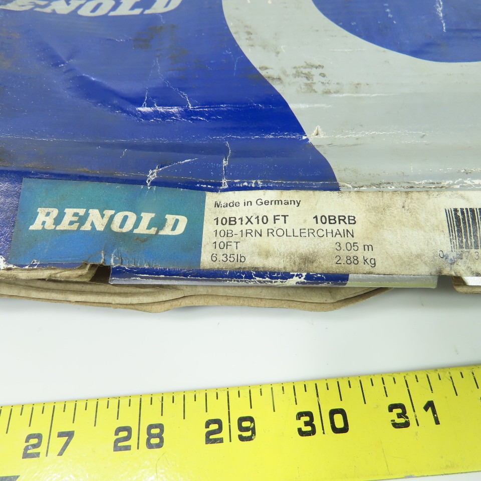 Renold 10BRB 10B-1 RN Roller Chain 10ft NEW