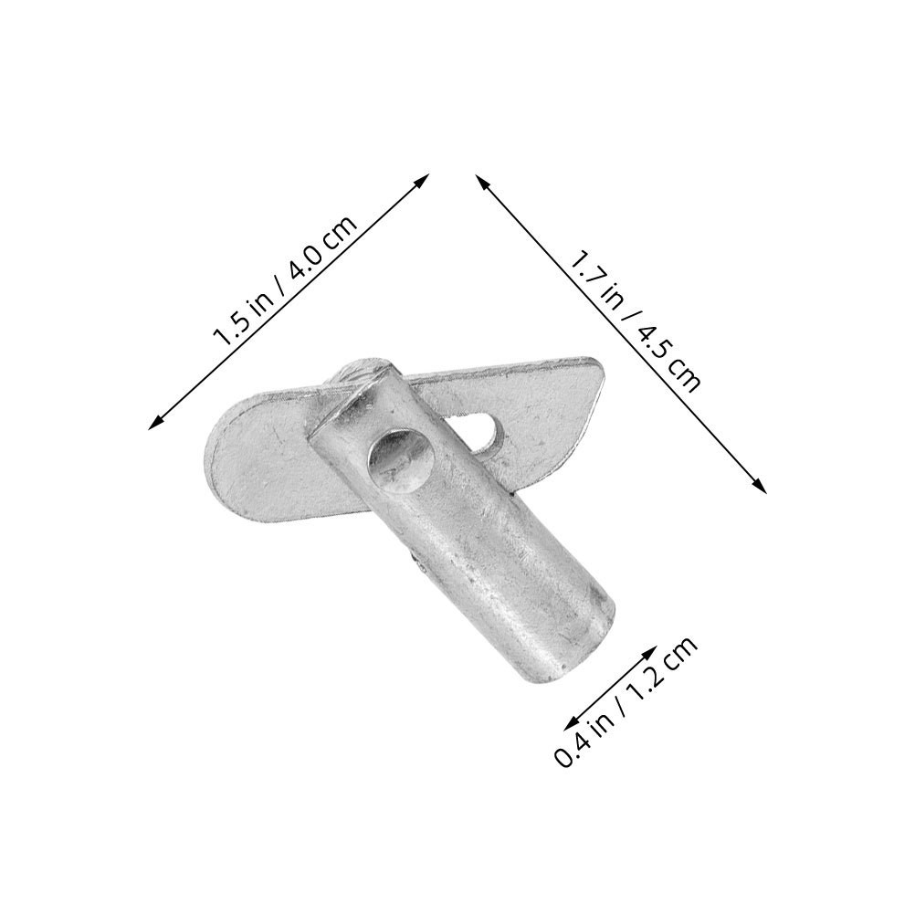 20 Pcs Detachable Scaffolding Guardrail Fixing Pegs for Brackets