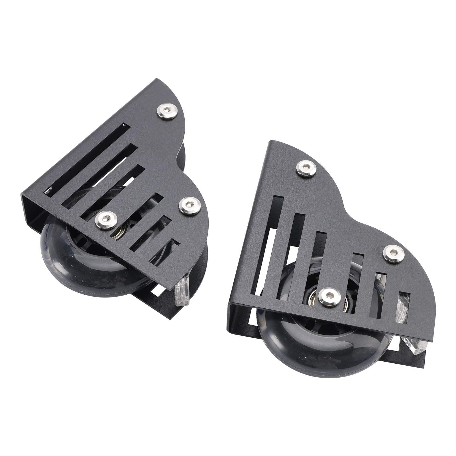 Rolling Library Sliding Ladder Hardware Kit with Brake 3.3FT Round Tube