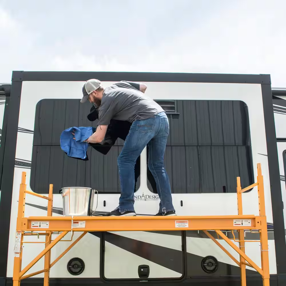 6 Ft. X 6 Ft. X 2.4 Ft. Multi-Use Drywall Baker Scaffolding with 1000 Lb. Capaci