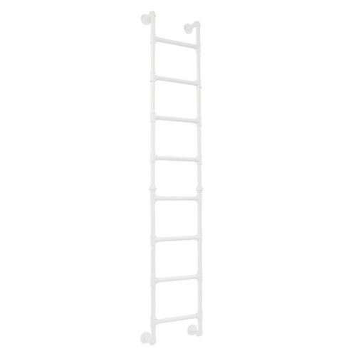 8-Step Ladder Bunk Bed Attic Ladder High Loft Attic Step Ladders Wall-mounted
