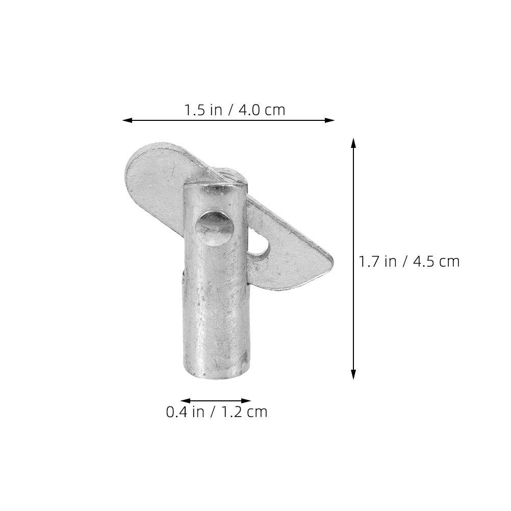 20Pcs Durable Steel Scaffolding Locking Pins Silver Galvanized Coating Home Use