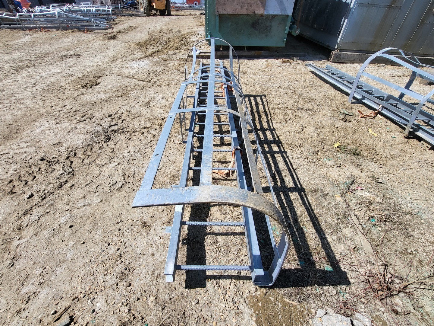 16ft. Steel Caged Ladder